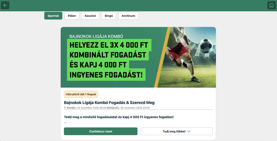 Hűségprogram és a Boabet játékosoknak szóló exkluzív ajánlatok